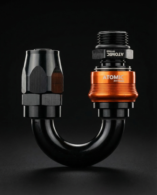 Atomic Worx Neutron Hose End (180°)